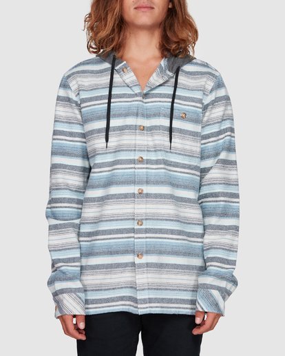 0 Baja Flannel Shirt Grey 9507212 Billabong