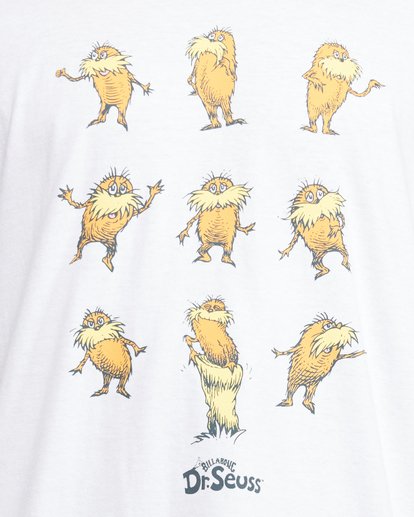 5 Dr. Seuss Lorax Short Sleeve Tee White 9508061 Billabong