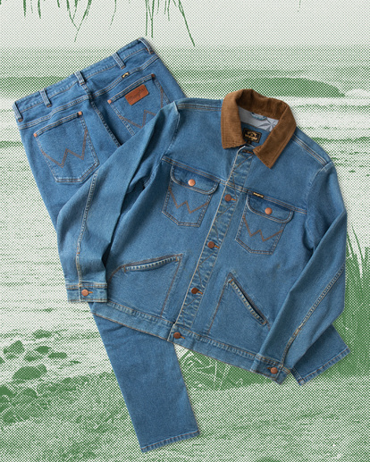 0 Wrangler Team Ranch Hemp Jacket Blue 9513913 Billabong