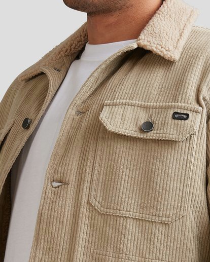 Padded corduroy jacket - Brown - Men | H&M IN