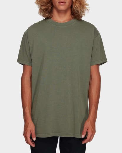 0 Premium Wave Wash Short Sleeve T-Shirt Green 9572051 Billabong