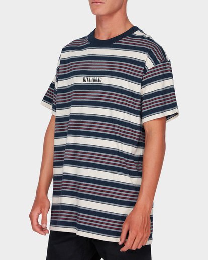 1 MIX UP STRIPE TEE Blue 9582013 Billabong