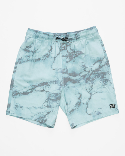 0 Boys' Sundays Layback Boardshorts 16" Blue ABBBS00141 Billabong