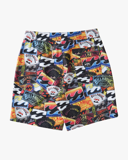 1 Boys' Sundays Layback Boardshorts 16" Multicolor ABBBS00141 Billabong