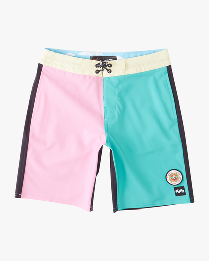 0 Boys' The Simpsons Krusty Lo Tide Boardshorts 17" Black ABBBS00151 Billabong