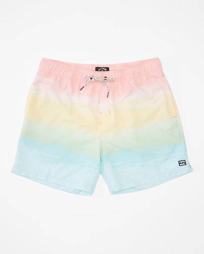 0 Boy's Good Times Layback Boardshorts 16" Blue ABBBS00153 Billabong