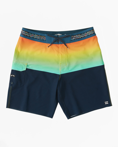 0 Boy's Fifty50 Pro Performance 17" Boardshorts Yellow ABBBS00169 Billabong