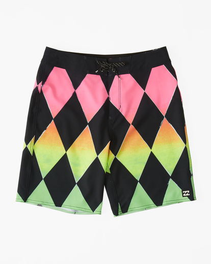 0 Boy's Sundays Pro Performance 17" Boardshorts Yellow ABBBS00170 Billabong