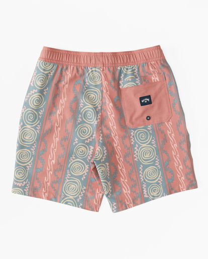1 Boy's Sundays Layback Boardshorts Red ABBJV00102 Billabong