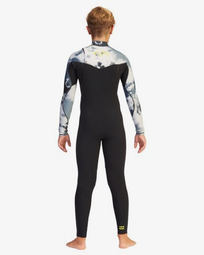 3 Boys 6-16 3/2 Furnace Comp Chest Zip Steamer Wetsuit Grey ABBW100101 Billabong