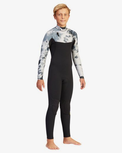 1 Boys 6-16 3/2 Furnace Comp Chest Zip Steamer Wetsuit  ABBW100101 Billabong