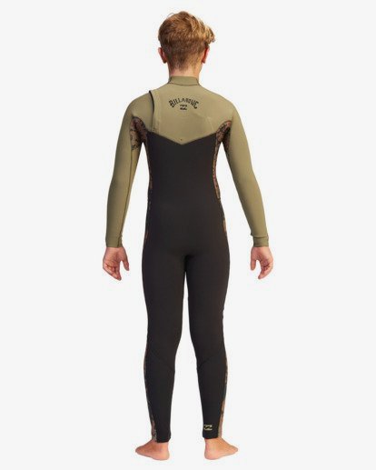 3 4/3 Revolution Combinaison Isothermique Pour Garçons Vert ABBW100104 Billabong