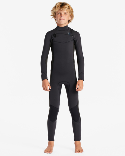 0 Boys 8-16 302 Absolute Chest Zip Wetsuit Blue ABBW100129 Billabong