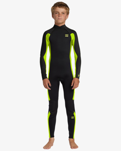 0 4/3mm Foil - Wetsuit met een Achterrits voor Jongens 8-16 Multicolor ABBW100143 Billabong