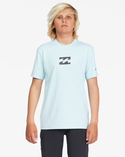 1 Boys' All Day Wave Loose Fit Short Sleeve Surf Tee Brown ABBWR00100 Billabong