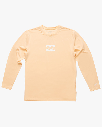 0 Boys' All Day Wave Loose Fit Long Sleeve Surf Tee Pink ABBWR00105 Billabong