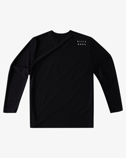 4 Boys' All Day Wave Loose Fit Long Sleeve Surf Tee Black ABBWR00105 Billabong