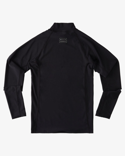 4 Boys' All Day Wave Performance Fit Long Sleeve Rashguard Black ABBWR00108 Billabong