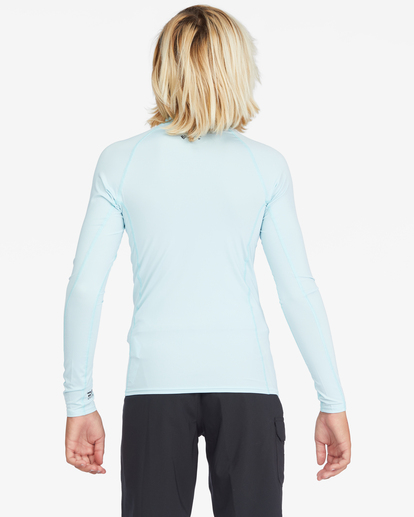 2 All Day Wave Coupe Performance Rashguard Pour Garçons (8-16) Marron ABBWR00108 Billabong