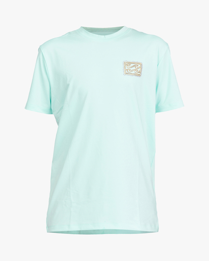 3 Boy's Crayon Wave Loose Fit Short Sleeve Surf Tee Blue ABBWR00130 Billabong