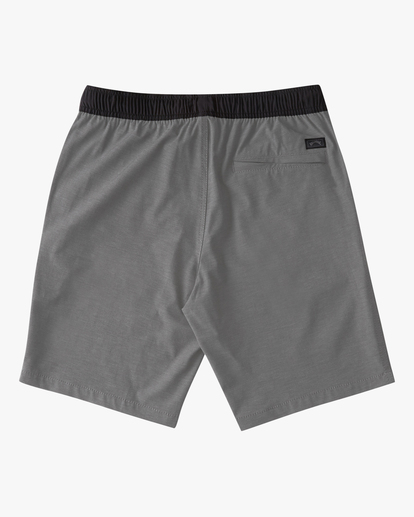 1 Boy's Crossfire Elastic Submersible Shorts 16" Grey ABBWS00122 Billabong