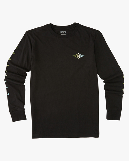 0 Unity T-Shirt à Manches Longues Pour Garçons Noir ABBZT00303 Billabong
