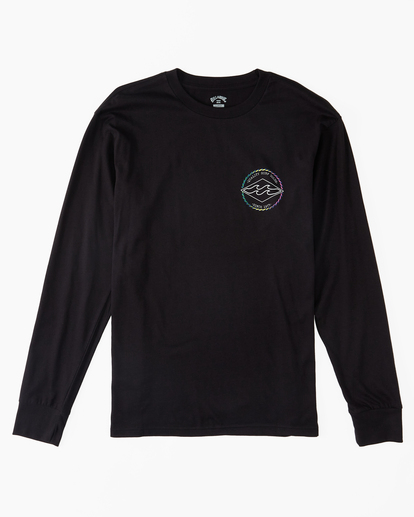 1 Boy's Rotor Diamond Long Sleeve T-Shirt Black ABBZT00366 Billabong