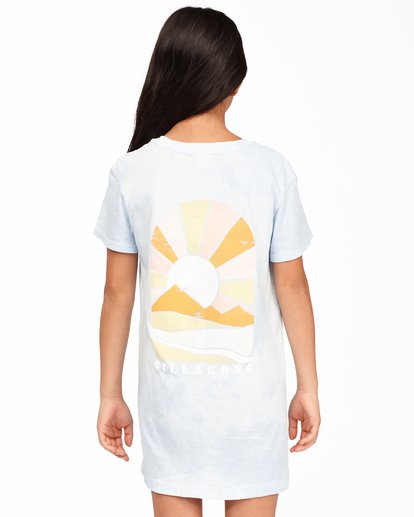 2 Girls' Keep It Beachy T-Shirt Dress Blue ABGKD00101 Billabong