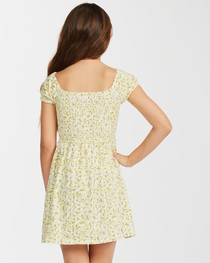 2 Girls' Beach Love Knit Mini Dress Green ABGKD00130 Billabong