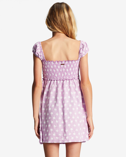 2 Girl's 4-16 Girly Tropics Dress Purple ABGKD00145 Billabong