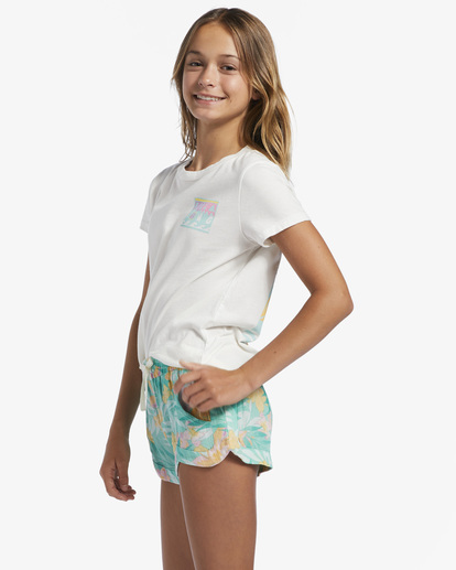 3 Mad For You - Elasticated Shorts for Girls 4-16 Green ABGNS00106 Billabong