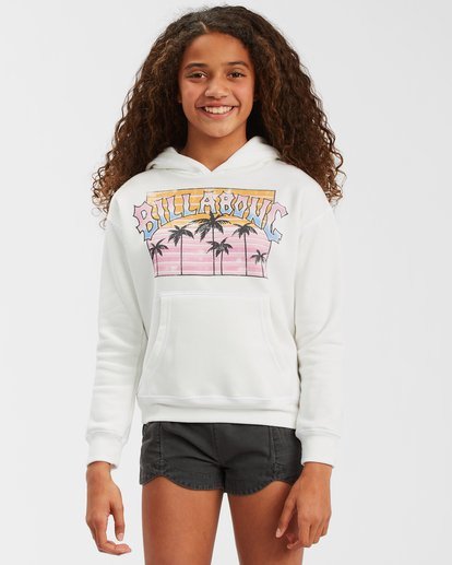 0 Girls' Pink Moon Pullover Graphic Hoodie  ABGSF00134 Billabong