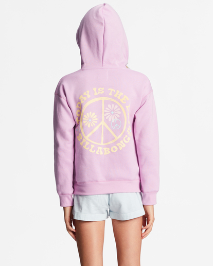 2 All Day Everyday Chandail à capuchon pour Fille 4-16 Violet ABGSF00159 Billabong