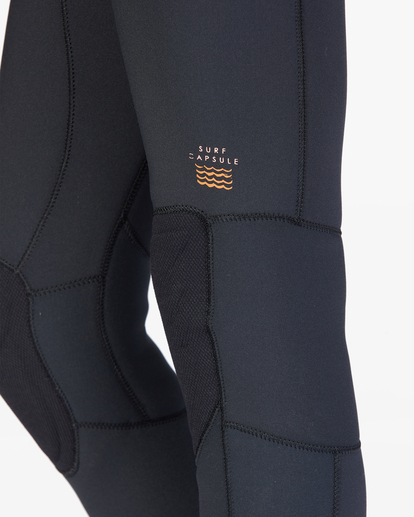 4 Girls' 4/3 Salty Dayz Chest Zip Full Wetsuit Black ABGW100101 Billabong
