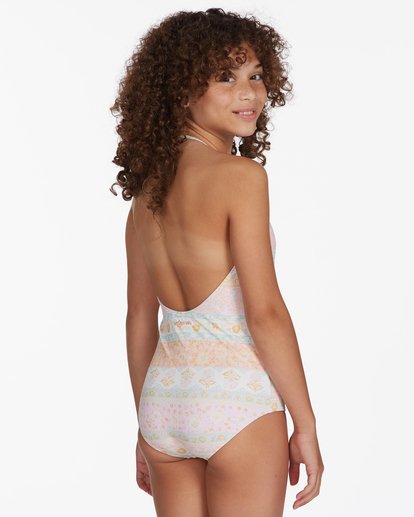 2 Girls' Layered With Love One-Piece Swim Multicolor ABGX100127 Billabong