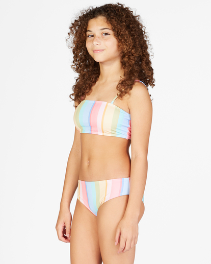3 Girls' Say Hello Tank Bikini Set Multicolor ABGX200238 Billabong