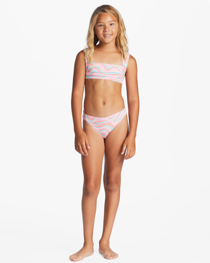 1 Girl's Sorbet Dreamz Two Piece Tankini Set Multicolor ABGX200291 Billabong