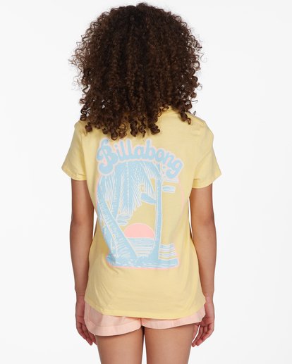 2 Girls' Coconut Island Boyfriend T-Shirt Green ABGZT00271 Billabong