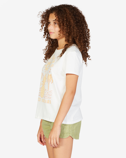1 Girls' Beach Dreams Boyfriend T-Shirt White ABGZT00282 Billabong