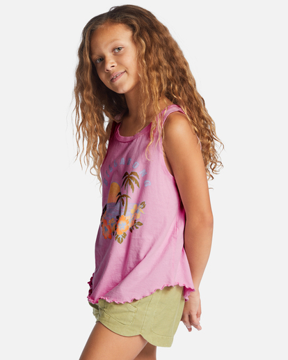 1 Girl's Dawn Patrol Tank Top Pink ABGZT00386 Billabong