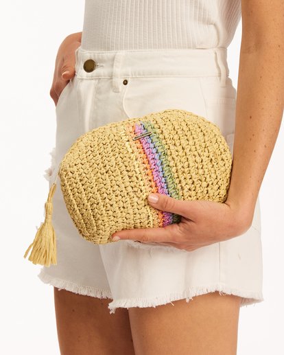 Natural Glow Straw Cosmetic Bag | Billabong