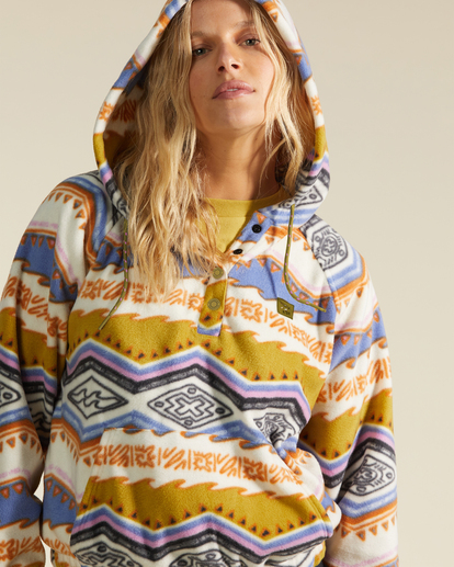 4 A/Div Go Outdoors Pullover Fleece Hoodie Multicolor ABJFT00247 Billabong