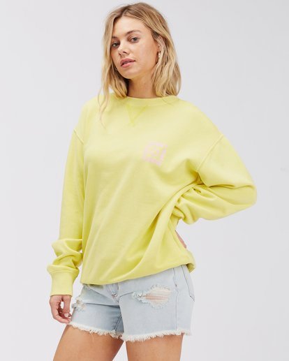 1 Kissed By The Sun Crewneck Sweatshirt Orange ABJFT00279 Billabong