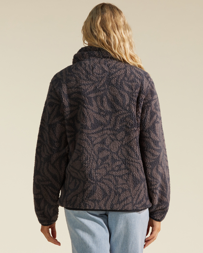 4 A/Div Switchback Pullover Mock Neck Sweatshirt Black ABJFT00291 Billabong