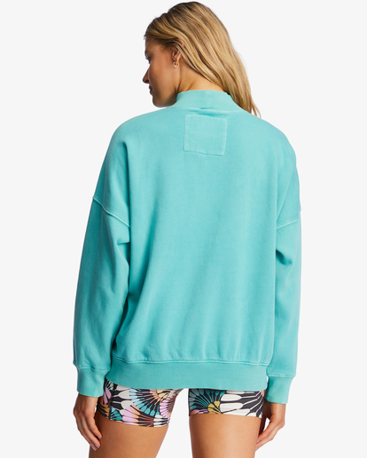 2 A/Div Canyon Mock Neck Sweatshirt Green ABJFT00293 Billabong