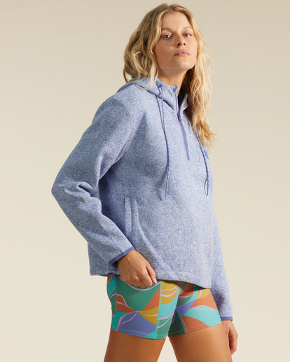 1 A/Div Highway Half-Zip Hoodie Blue ABJFT00295 Billabong
