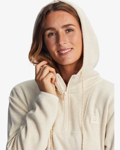 4 A/Div Highway Half-Zip Hoodie Beige ABJFT00295 Billabong