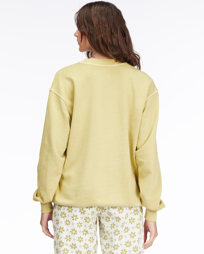 2 Chasing The Moon Crewneck Sweatshirt Beige ABJFT00340 Billabong
