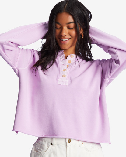 3 Keep Talking Sweatshirt Purple ABJFT00353 Billabong