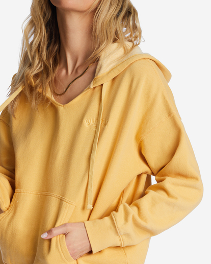 3 Forever Saturday Hoodie Yellow ABJFT00354 Billabong